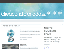 Tablet Screenshot of aireacondicionado.es